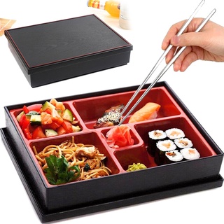 Japanese Bento Lunch Box Office Food Container Portable Rice Sushi Catering