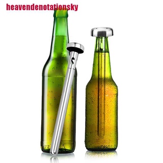 [hedeskyMX] 1Pc de acero inoxidable enfriador de cerveza palo portátil de refrigeración de bebidas enfriador de hielo cerveza