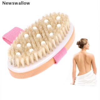 [ns] cepillo exfoliante para piel seca/cepillo exfoliante para baño/cepillo de espalda/cepillo de espalda/piel del cuerpo [newswallow]
