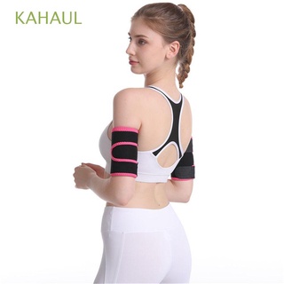 KAHAUL Body Sculpting Arm Sleeve Sweat Arm Guard Miss Bandage Protective Gear Lose Weight Sports Fitness Armband/Multicolor