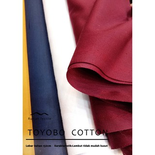 Toyobo Royal Mix algodón/Toyobo/tela de algodón liso/tela Toyobo