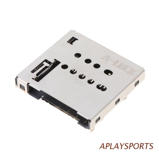 aplaysports - ranura para tarjeta de memoria de metal, piezas de repuesto para ns switch console host gaming accesorios