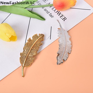 [NewFashionWAC] Elegant Women Leaf Feather Hair Clip Hairpin Barrette Boby Pin Hair Accessories Hot Sale