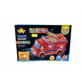 Lego Camion De Bombero Led Brick 2-in-1 157 Piezas Kx1391031