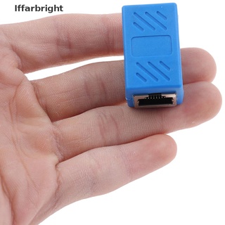 [Iffarbright] 1Pc RJ45 Connector Adapter Cat7/6/5E 8P8C Network Extension for Ethernet Cable . (1)