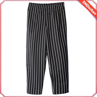 [nrbev] Chefs Catering Cooks Kitchen Waiter Uniform Trousers Bottoms Pants M-4XL