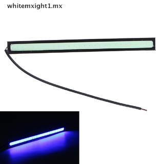 [whitemxight1 . mx] 1Pc 17 Cm Impermeable COB Coche Azul Luces LED 12V DRL Luz Antiniebla Lámpara De Conducción