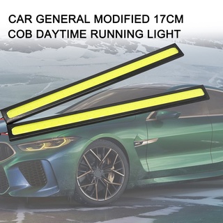 2 piezas faros delanteros de coche LED 28 luces ultrafinas impermeables COB luz diurna para modificación automática Universal