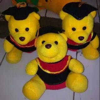 Winnie the pooh - muñeca de graduación