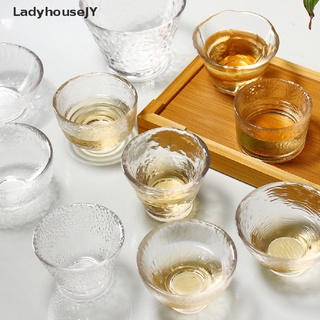 ladyhousejy - taza de té hecha a mano de estilo japonés, hecha a mano, cristal de martillado, taza de té, venta caliente