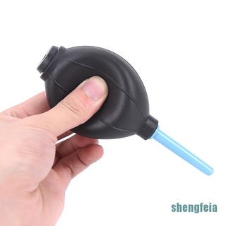 [shengfeia] goma de mano bomba de aire soplador de polvo herramienta de limpieza +cepillo para lente de cámara digital (5)
