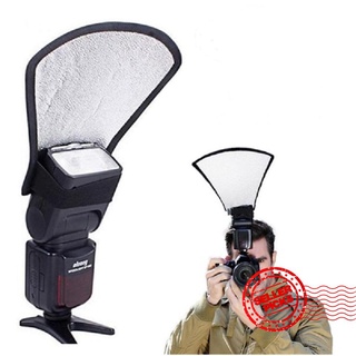 Flash diffuser softbox silver/white reflector For Canon SLR Pentax Yongnuo Nikon T9U4