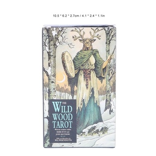 Wildwood cartas de Tarot Radiant Rider Waite Smith Tarot Deck cartas de juego
