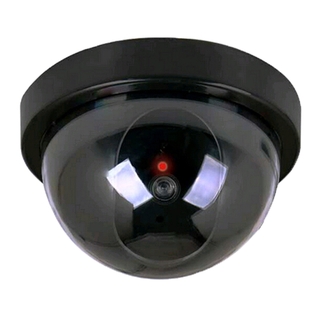1pc maniquí falsa vigilancia cctv seguridad domo cámara led luz intermitente modelo (9)