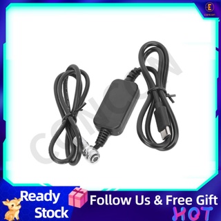 Concon videocámara Cable de alimentación USB PD tipo-C para BMPCC 4K 6K Blackmagic cámara