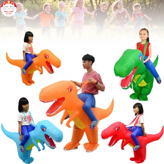 inflable paseo en dinosaurio disfraz de aire explotar traje de fantasía vestido de fiesta de halloween y navidad cosplay para niños adultos
