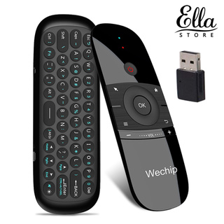ellastore w1 2.4g teclado inalámbrico air mouse smart control remoto para android tv box pc