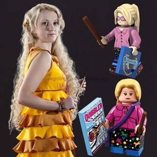 compatible con legoing minifigures harry potter newt jacopo luna lovegood hermione granger ron weasley bloques de construcción juguetes para niños