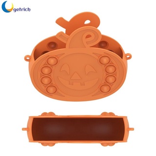 halloween calabaza bolso de halloween burbuja prensa caramelo caja fidget juguete