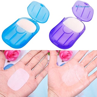 [Milkcover] 2 Boxes Mini Washing Hand Bath Travel Scented Slide Sheets Foaming Paper Soap
