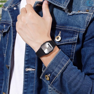 Skmei ultrafino reloj electrónico Digital Dual Display Unisex 3 modo hora fecha semana despertador 5ATM impermeable masculino moda relojes par pulseras para la vida diaria deportes negocios familia amigos regalos (6)