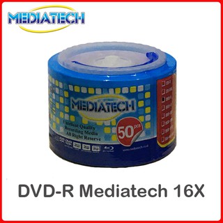 Mediatech DVD-R/DVD DVD en blanco DVDR MEDIATECH 16X 50pcs