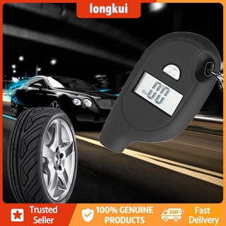 [longkui] manómetro digital de presión de aire para neumáticos lcd keychain para coche/motocicleta
