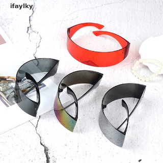 [Ifaylky] Personality Party Glasses Large Mirror Sunglasses Riding Windproof Glasses NYGP