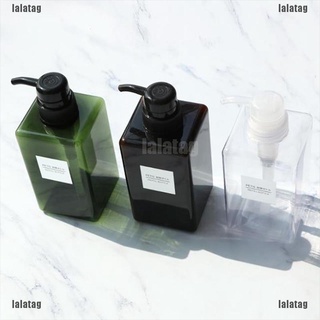 [Lala] 450ml Bathroom Liquid Dispenser Shampoo Body Wash Lotion Bottle Travel Bottle