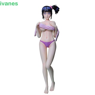 ivanes 25cm hyuga hinata regalos figura modelo naruto figuras de acción miniaturas anime figuras de juguete coleccionables modelo de pvc muñeca juguetes adornos