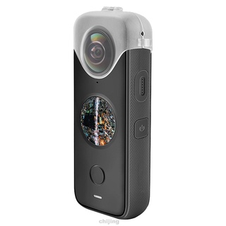 doble lente guardias accesorios de cámara portátil fácil de instalar diseño adhesivo con paño de limpieza ajuste para insta360 one x2
