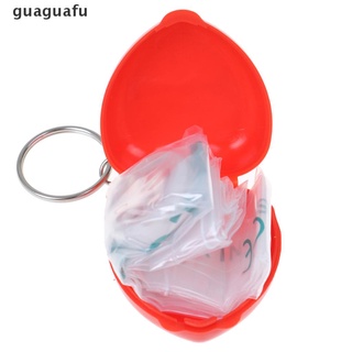 guaguafu mini proteger rcp máscara boca llavero rescate en caja del corazón máscara cara primeros auxilios mx