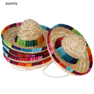 [zutmiy3] mini perro mascota sombrero de paja sombrero de gato sombrero de sol fiesta playa sombreros de paja perros sombrero mx4883