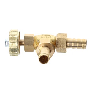 OLT Elbow Brass Needle Valve 10mm Propane Butane Gas Adjuster Barbed Spigots 1 Mpa (2)