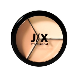 Jx corrector j/x paleta de corrector de 3 colores/cubierta fuerte de manchas