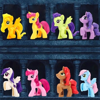 Compatible con Legoing Minifigures lindo Animal Pony bloques de construcción lindo juguetes para niños regalo de cumpleaños