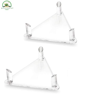 2Pcs Acrylic Ball Stand for Rugby Basketball Football Display Stand
