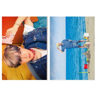 2pcs/set KPOP BTS Poster Butter Album Sticker Permission to Dance Self-Adhesive Poster (7)