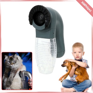 [XMFHFGXZ] ventosa eléctrica de pelo para mascotas portátil aspirador de piel removedor de pelo cepillo gato perro peine aseo dispositivo de succión mascota (1)