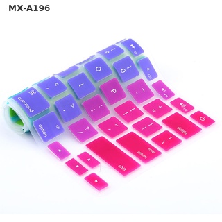 {X} Rainbow Silicone Keyboard Case Cover Skin Protector for iMac Macbook Pro 13" 15"