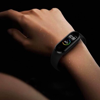 t1rou compatible con mi band 6 5 smartwatch bandas ajustable deporte silicona reemplazo correas pulseras impermeable