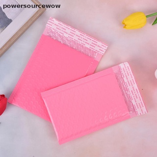 Powersourcewow 10x Pink Bubble Bag Mailer Plastic Padded Envelope Shipping Bag Packaging MX