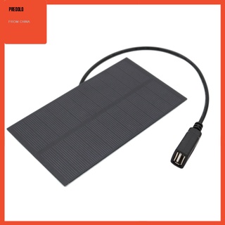 W cargador de Panel Solar puerto USB cargador de teléfono celular para exteriores impermeable (7)