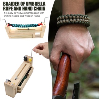 eyour diy de madera paracord jig pulsera fabricante pulsera trenzado tejer kit de herramientas (1)
