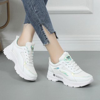 Mujer zapatos deportivos primavera nuevo estilo coreano ligero estudiante casual blanco zapatos