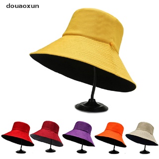Douaoxun Sun Hat Summer Foldable Bucket Hat for women Outdoor Sunscreen Cotton Fishing MX