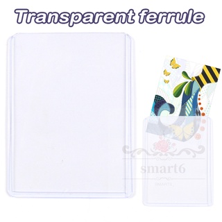 35PT Toploader Clear Transparent ID Card Holder Protector Cover Case for Employee Badge Game Cards