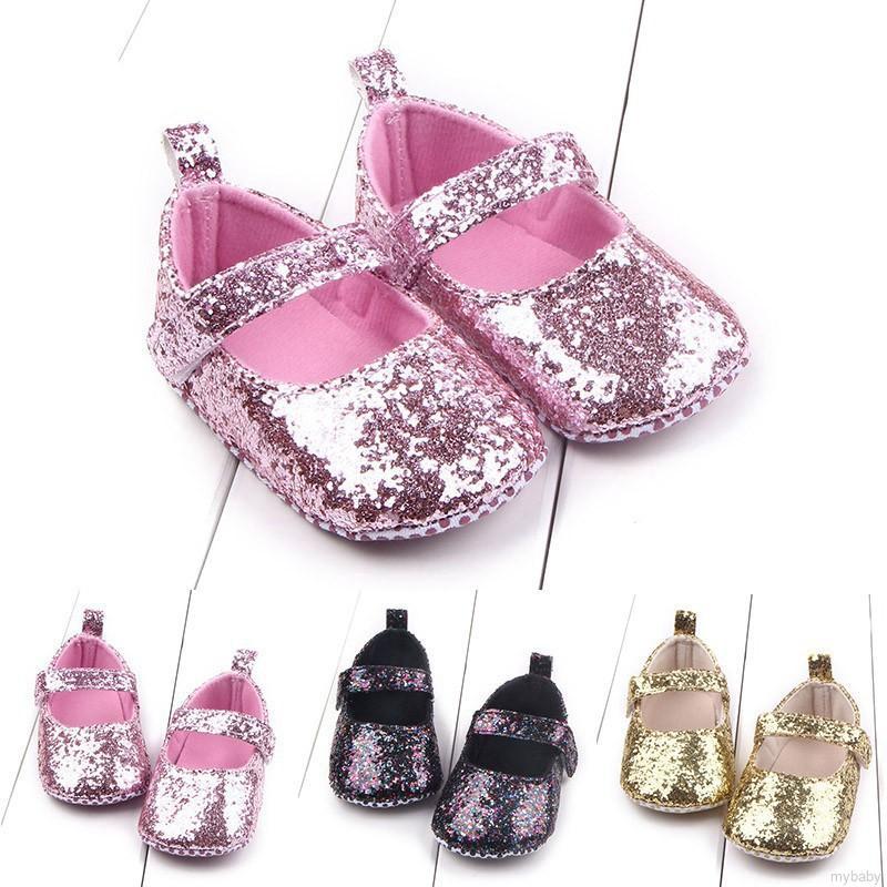 MyBaby Zapatos De Princesa Con Lentejuelas Para Bebé Recién Nacido/Para Cuna