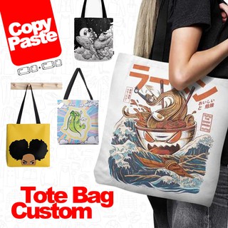 Totebag Custom - regalo único - Totebag Fullprint - Totebag serigrafía - Tote Bag - bolsa de la compra personalizada