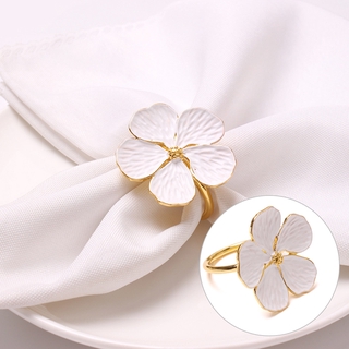 Wedding simple plum napkin napkin 5 petals lucky flower napkin ring napkin ring (1)